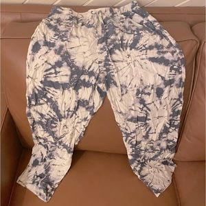 Boho tie die pants small